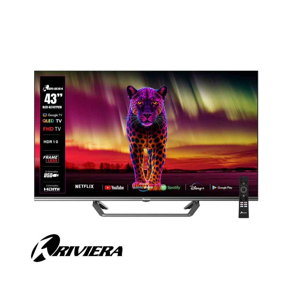 Televisor Riviera QLED 43″ Pulgadas Full HD - Google TV 43TPQ10
