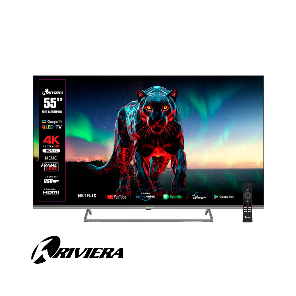 Televisor Riviera QLED 55″ Pulgadas UHD 4K - Google TV 55TPQ10
