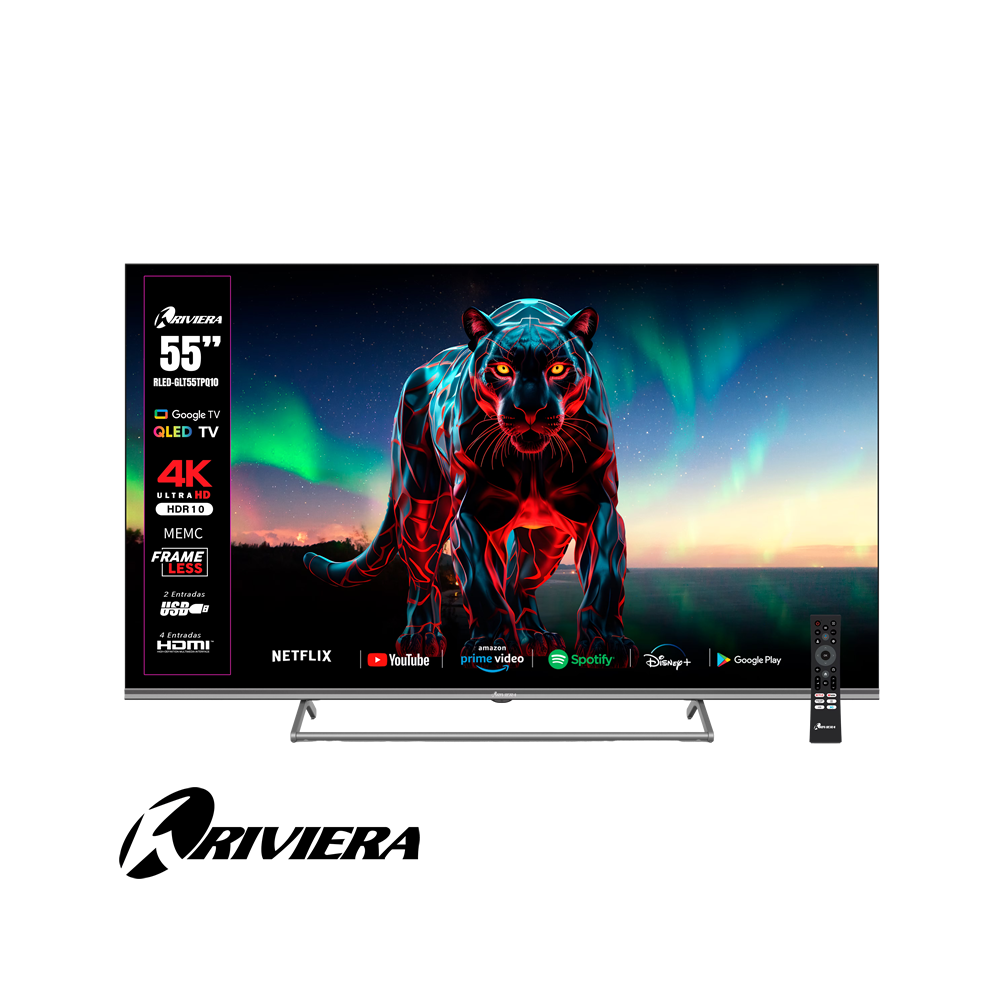 Televisor Riviera QLED 55″ Pulgadas UHD 4K - Google TV 55TPQ10