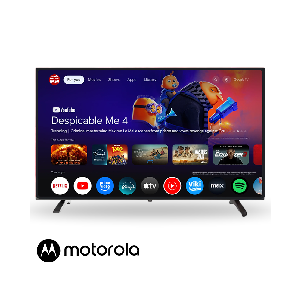 Televisor Motorola Smart TV 32″ Pulgadas Con Google TV 32MKGFHD