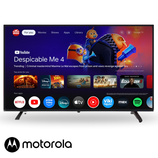 Televisor Motorola Smart TV 32″ Pulgadas Con Google TV 32MKGFHD