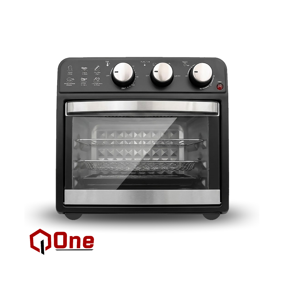 Horno Freidora de Aire QONE 20 Litros 1440 Watts AF20M-3