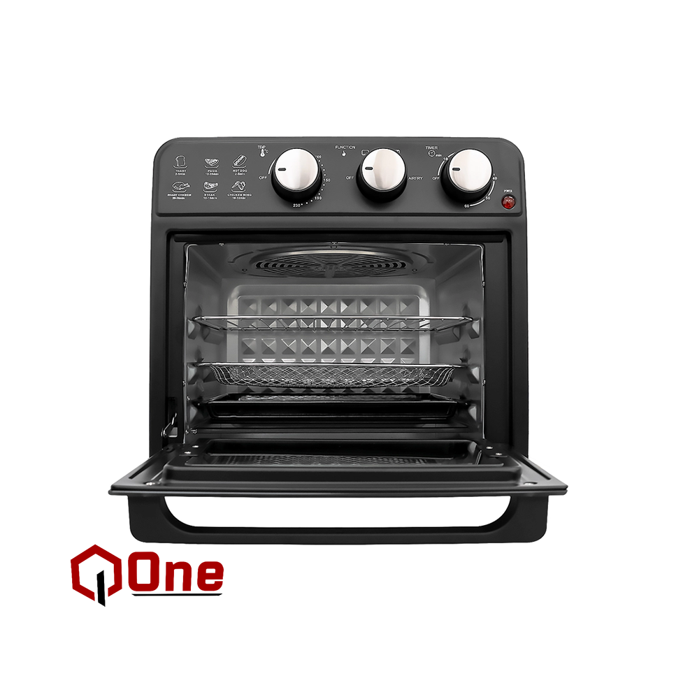Horno Freidora de Aire QONE 20 Litros 1440 Watts AF20M-3