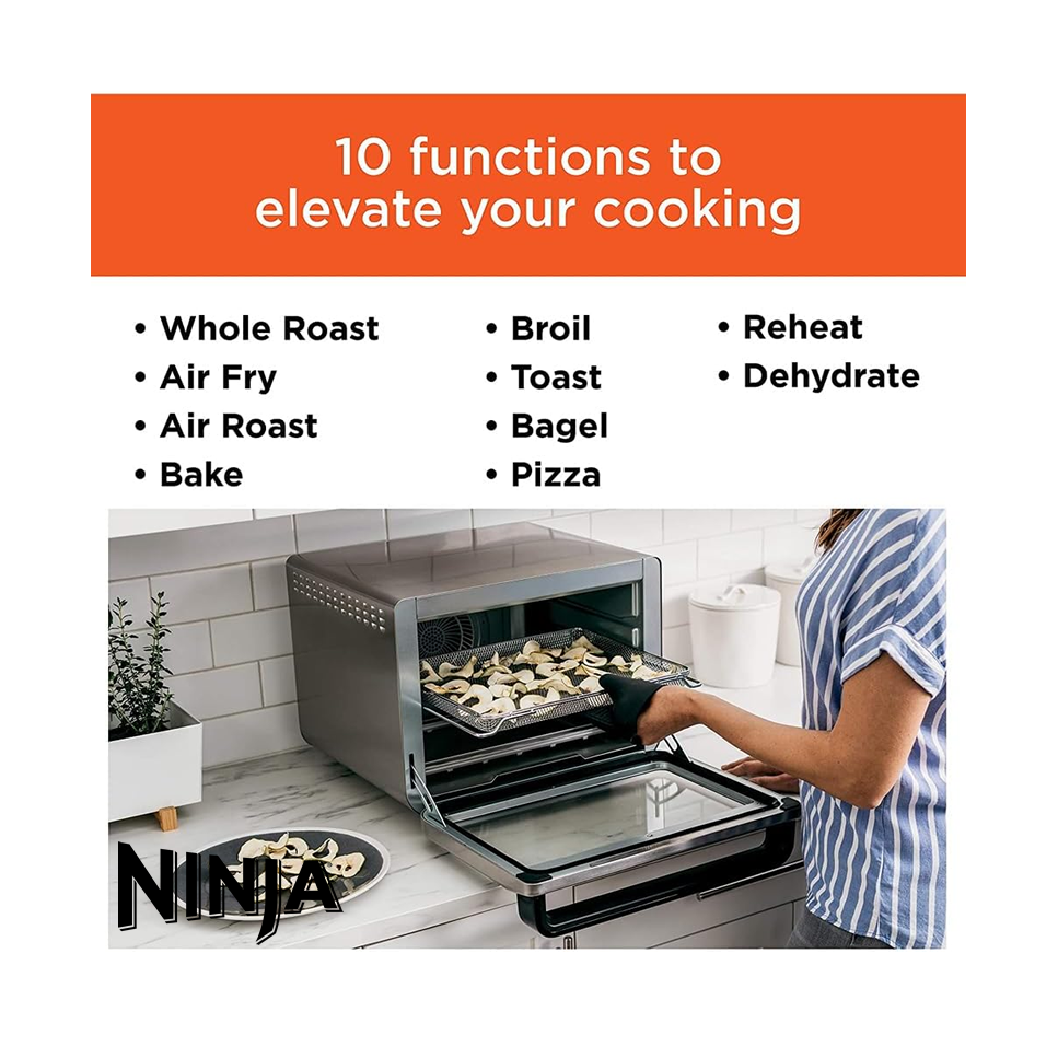 Horno Digital Multifunción Ninja 8 Funciones en 1 DT201