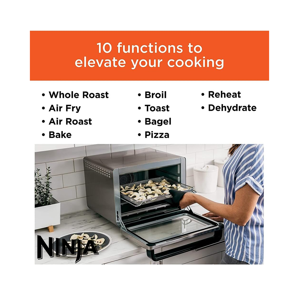 Horno Digital Multifunción Ninja 8 Funciones en 1 DT200