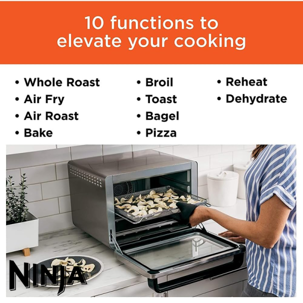 Horno Digital Multifunción Ninja 8 Funciones en 1 DT201