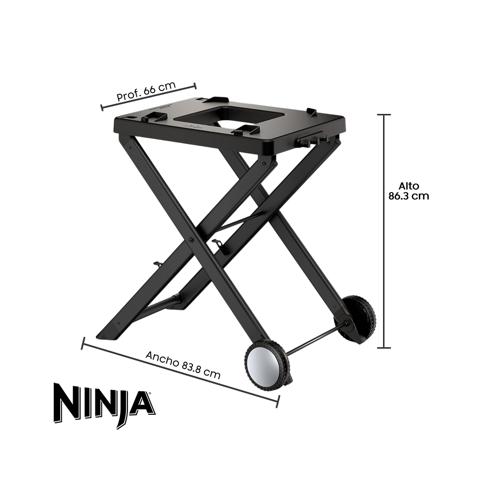 Parrilla Ahumadora Ninja Woodfire 7 en 1 Para Exteriores OG751