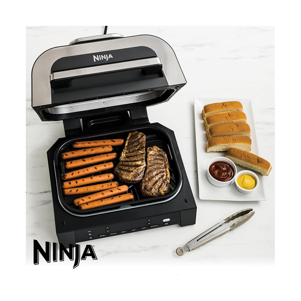 Parrilla Eléctrica Ninja Foodi Smart XL 6 en 1 Para Interiores DG551