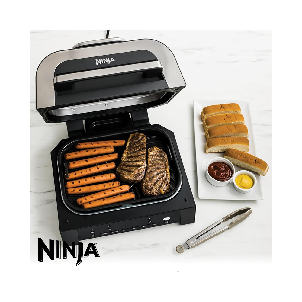 Parrilla Eléctrica Ninja Foodi Smart XL 6 en 1 Para Interiores DG551