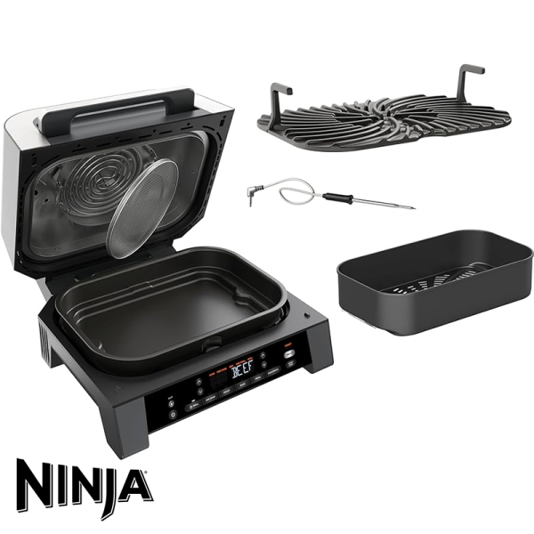 Parrilla Eléctrica Ninja Foodi Smart XL 6 en 1 Para Interiores DG551