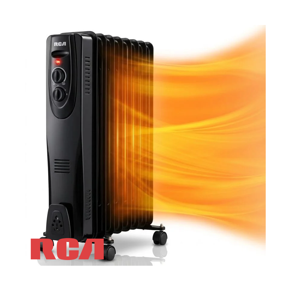 Calefactor de Aceite RCA Color Negro YL-B15-11B