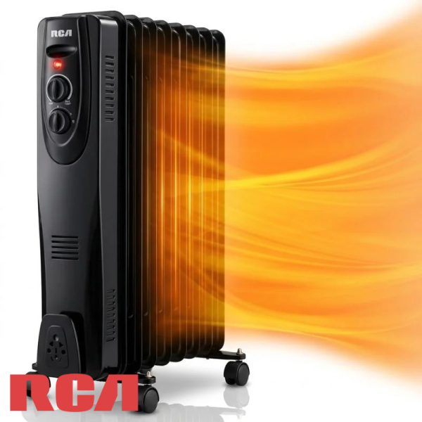 Calefactor de Aceite RCA Color Negro YL-B15-11B