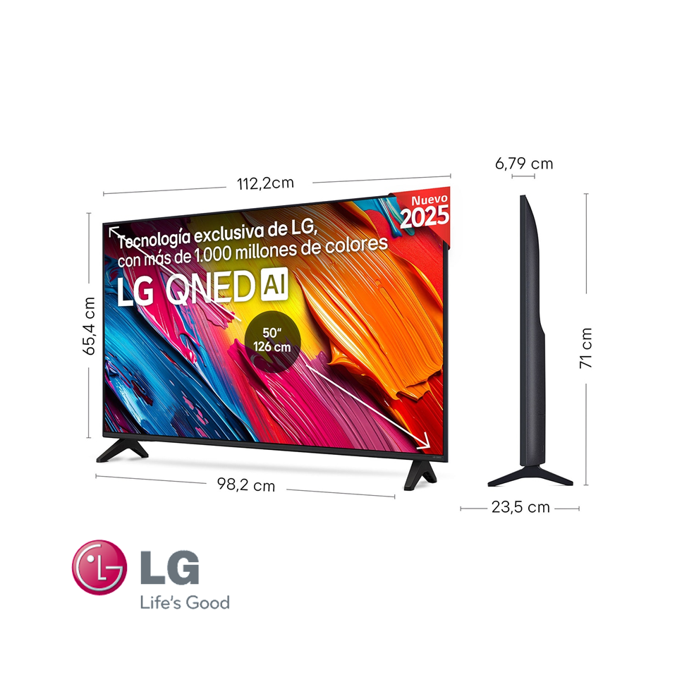 Televisor LG QNED 50″ Pulgadas – ThinQ™ AI – Ultra HD 4K 50QNED70