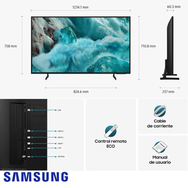 Televisor Samsung QLED 55″ Pulgadas UHD 4K 55Q7FA