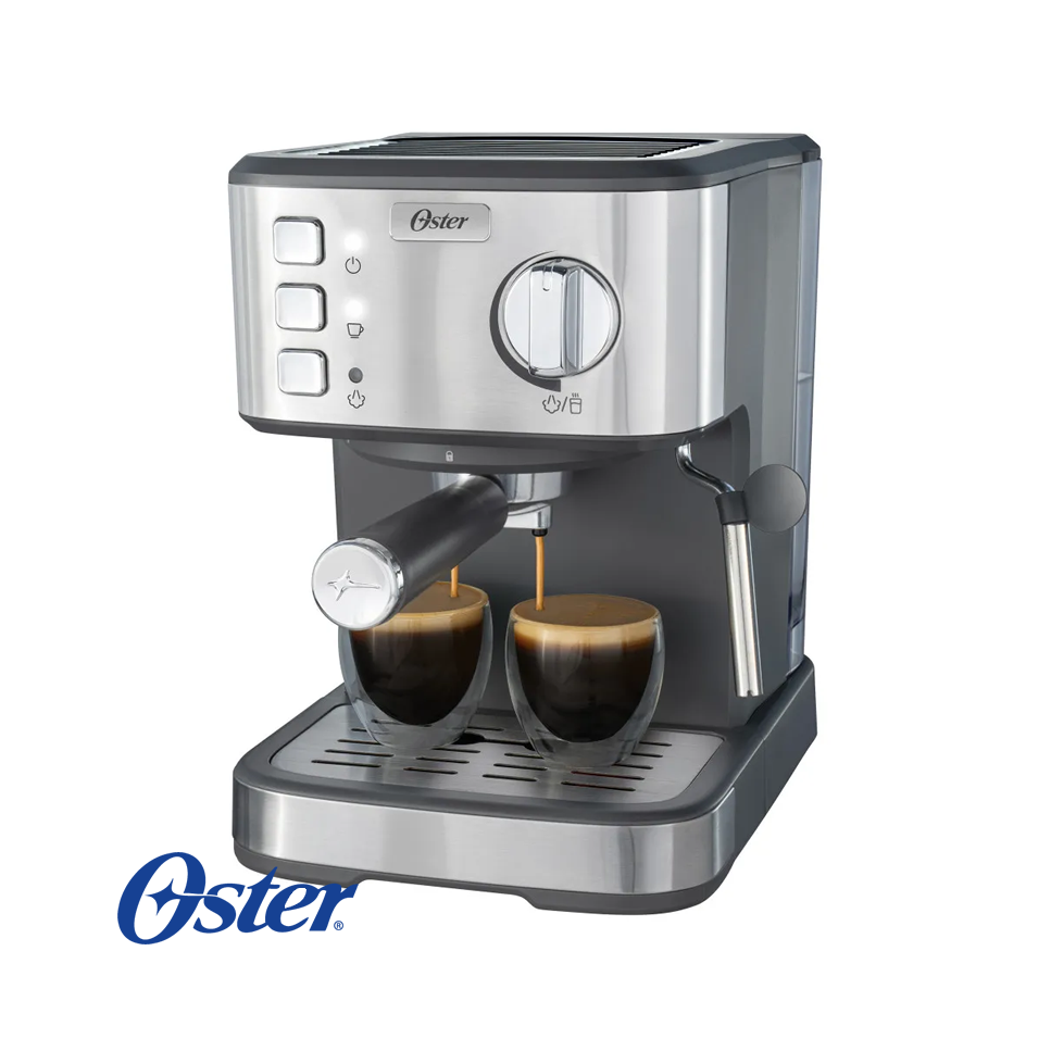 Cafetera Oster Compacta - Espresso, Latte y Capuchino BVSTEM5502