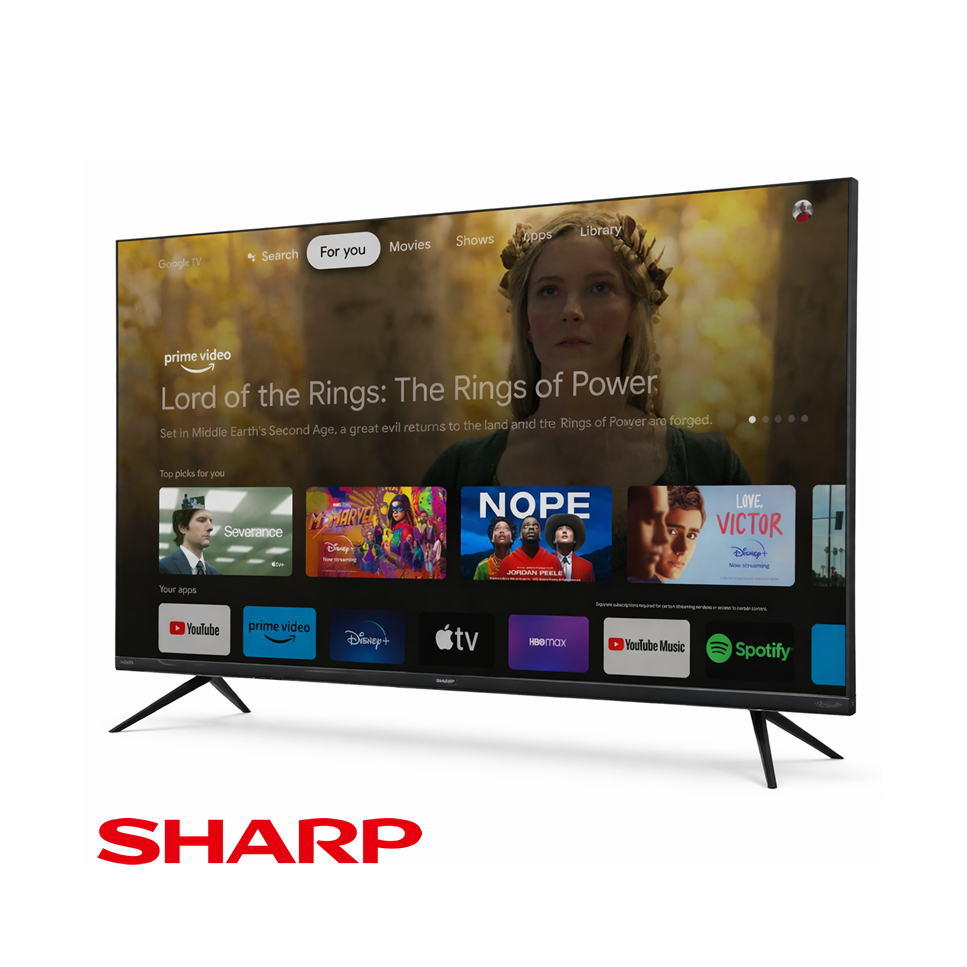 Televisor Sharp LED 55″ Pulgadas Ultra HD 4K GoogleTV 55FL6L