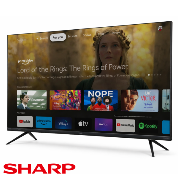 Televisor Sharp LED 55″ Pulgadas Ultra HD 4K GoogleTV 55FL6L