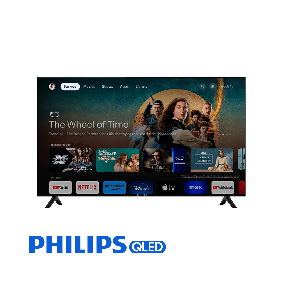 Televisor Philips QLED 55″ Pulgadas Ultra HD 4K GoogleTV 55QGFUF