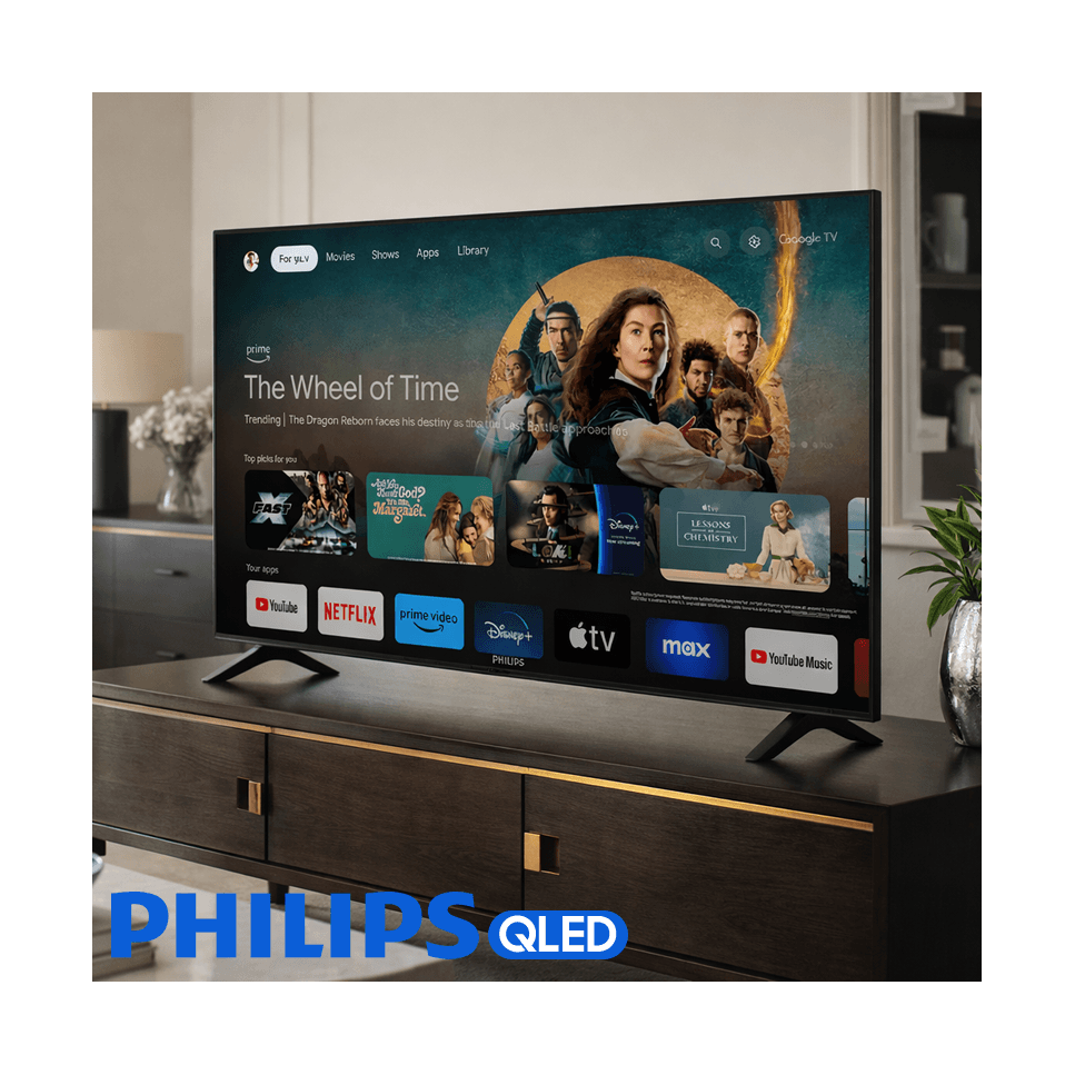 Televisor Philips QLED 55″ Pulgadas Ultra HD 4K GoogleTV 55QGFUF