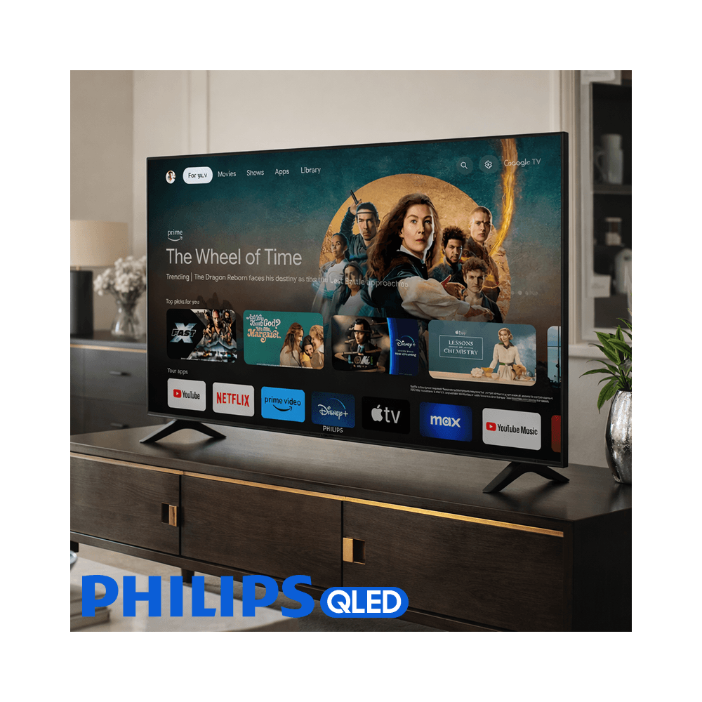 Televisor Philips QLED 55″ Pulgadas Ultra HD 4K GoogleTV 55QGFUF
