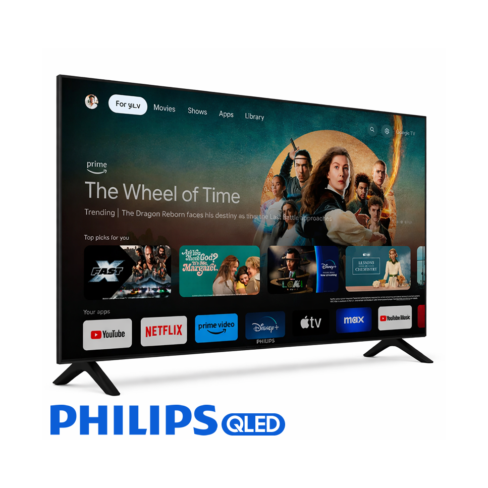 Televisor Philips QLED 65″ Pulgadas Ultra HD 4K GoogleTV 65QGFUF