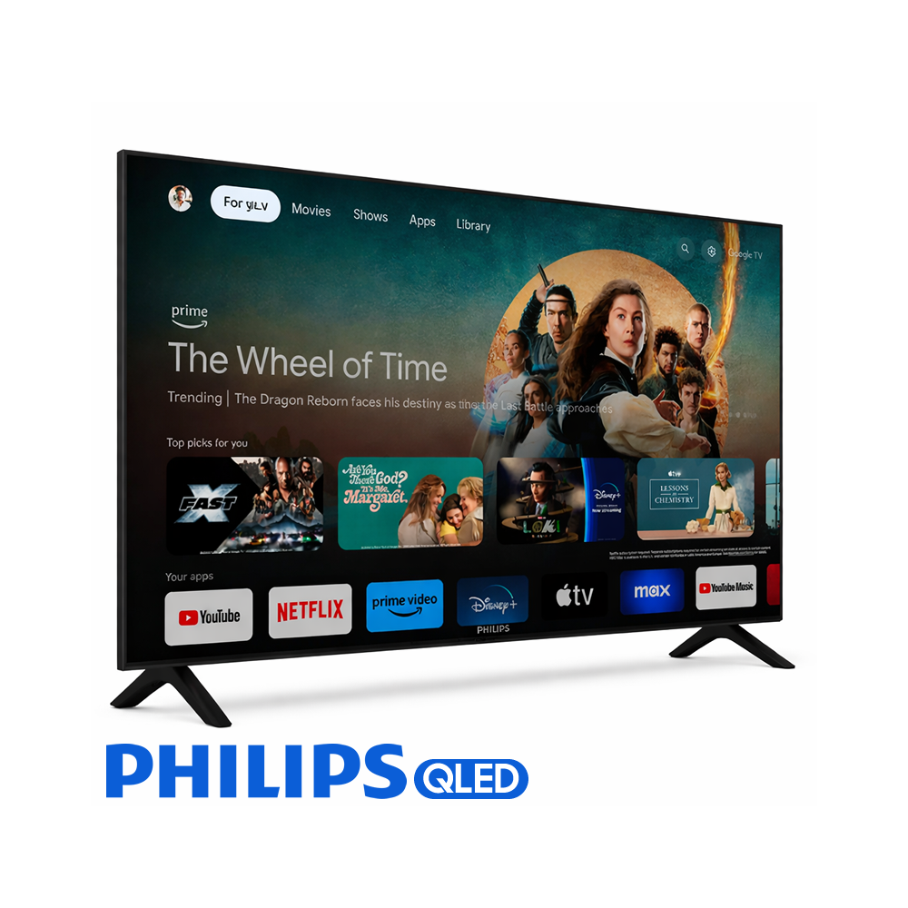 Televisor Philips QLED 65″ Pulgadas Ultra HD 4K GoogleTV 65QGFUF