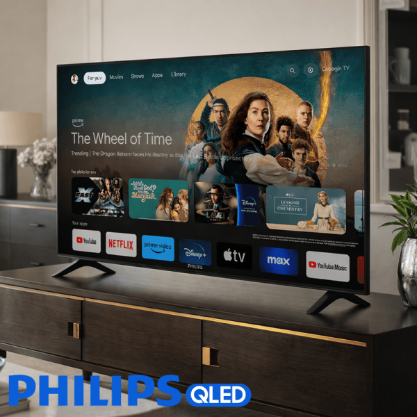 Televisor Philips QLED 65″ Pulgadas Ultra HD 4K GoogleTV 65QGFUF