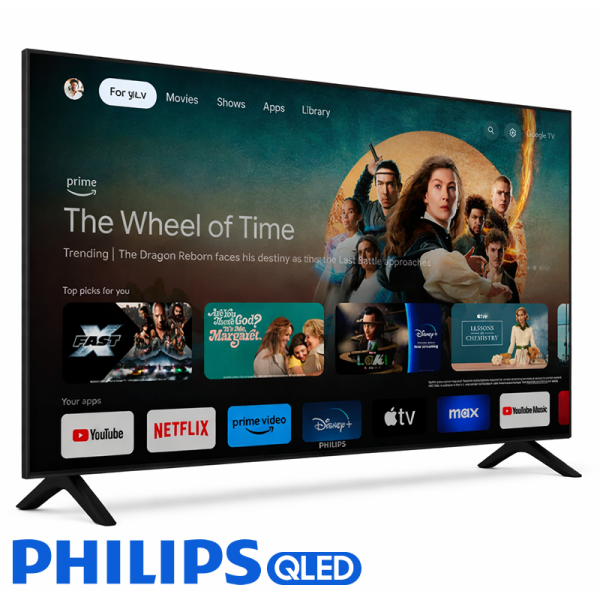 Televisor Philips QLED 75″ Pulgadas Ultra HD 4K GoogleTV 75QGFUF