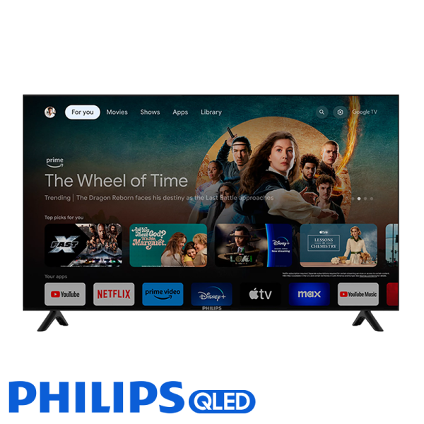 Televisor Philips QLED 75″ Pulgadas Ultra HD 4K GoogleTV 75QGFUF
