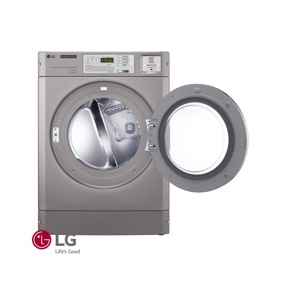 Lavadora + Secadora Eléctrica LG Titan COMERCIAL 15 Kgs – 34 Lbs