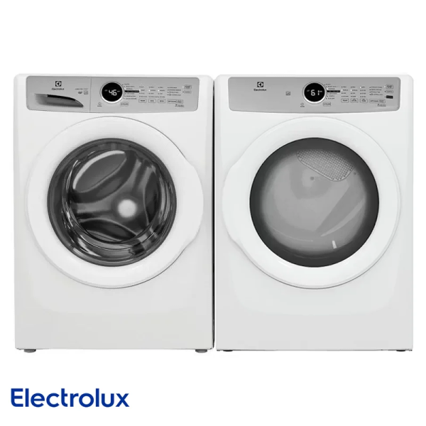 Combo Lavadora + Secadora Electrica Electrolux 22kgs Carga Frontal Blanca