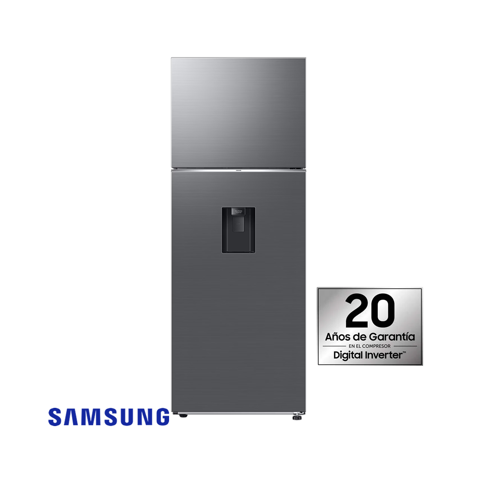 Refrigeradora Samsung Inverter 387 Litros Con Dispensador RT38DG622