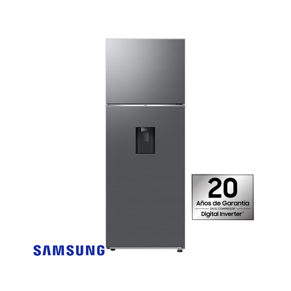 Refrigeradora Samsung Inverter 387 Litros Con Dispensador RT38DG622