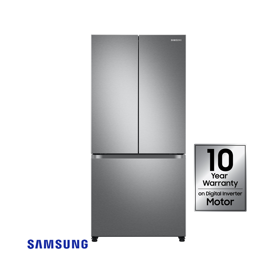 Refrigeradora Samsung French Door 496 Litros Twin Cooling Plus™ Inverter RF18A5104SR
