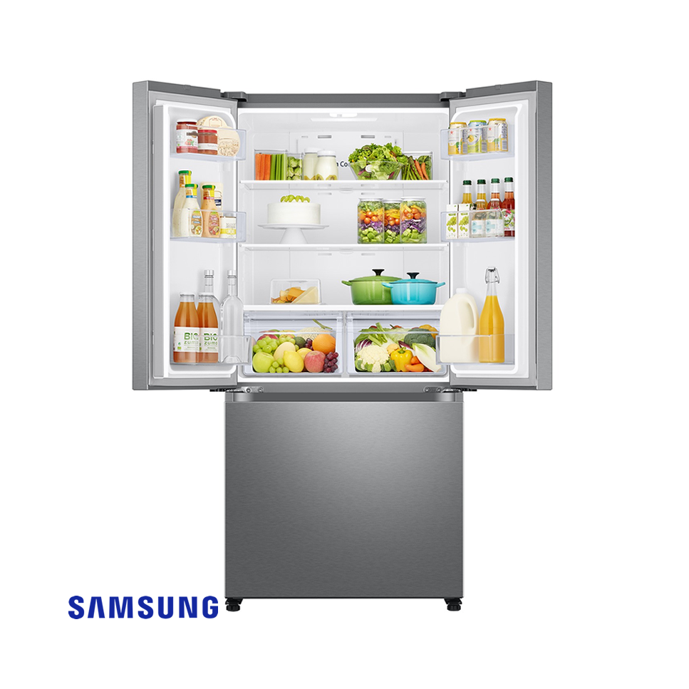 Refrigeradora Samsung French Door 496 Litros Twin Cooling Plus™ Inverter RF18A5104SR
