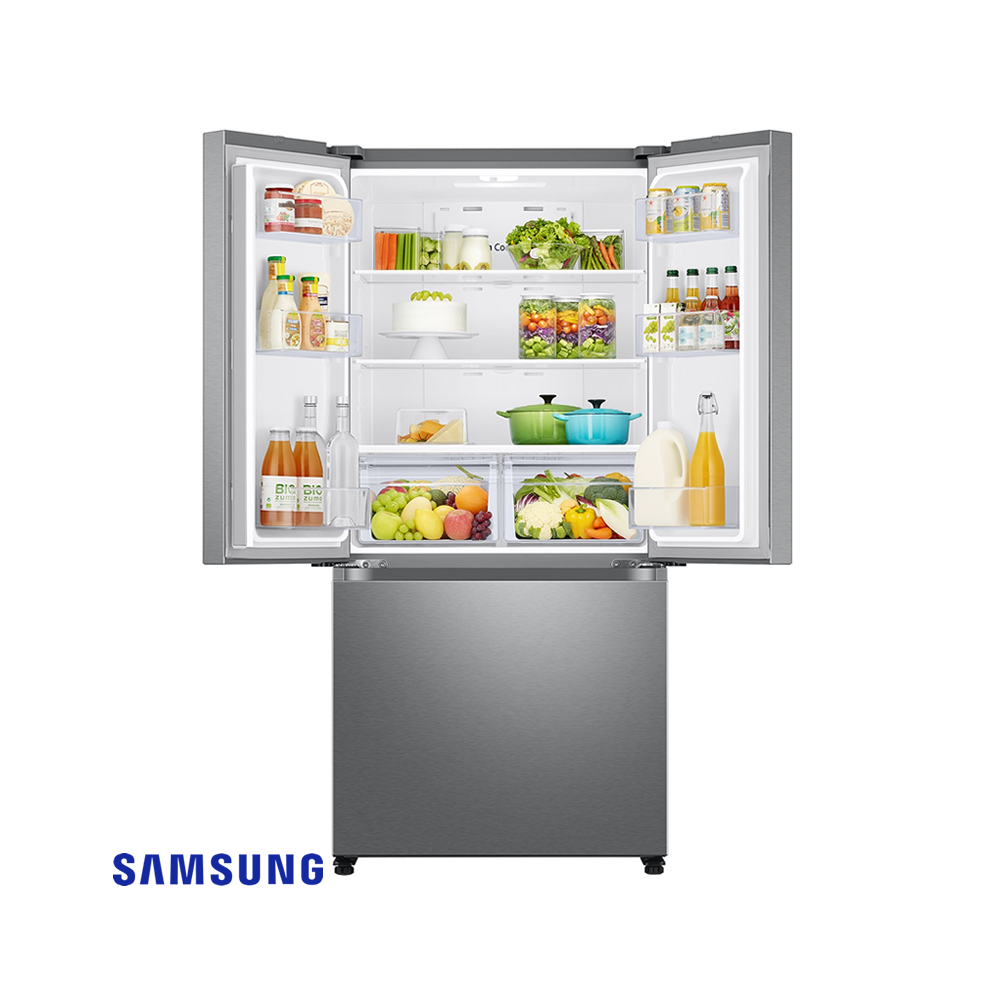 Refrigeradora Samsung French Door 496 Litros Twin Cooling Plus™ Inverter RF18A5104SR