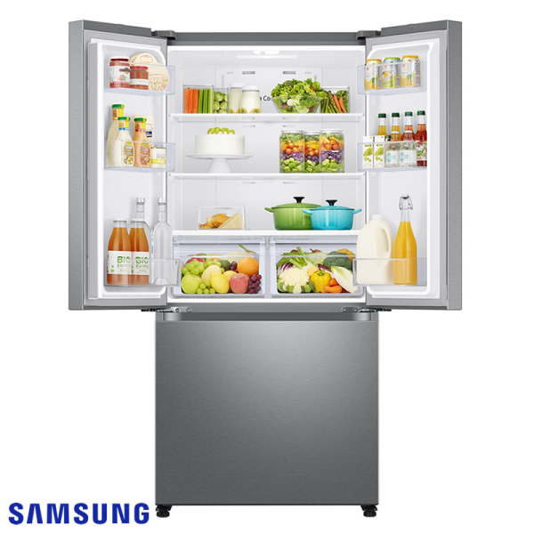 Refrigeradora Samsung French Door 496 Litros Twin Cooling Plus™ Inverter RF18A5104SR