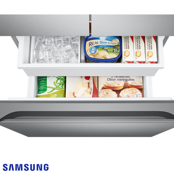 Refrigeradora Samsung French Door 496 Litros Twin Cooling Plus™ Inverter RF18A5104SR
