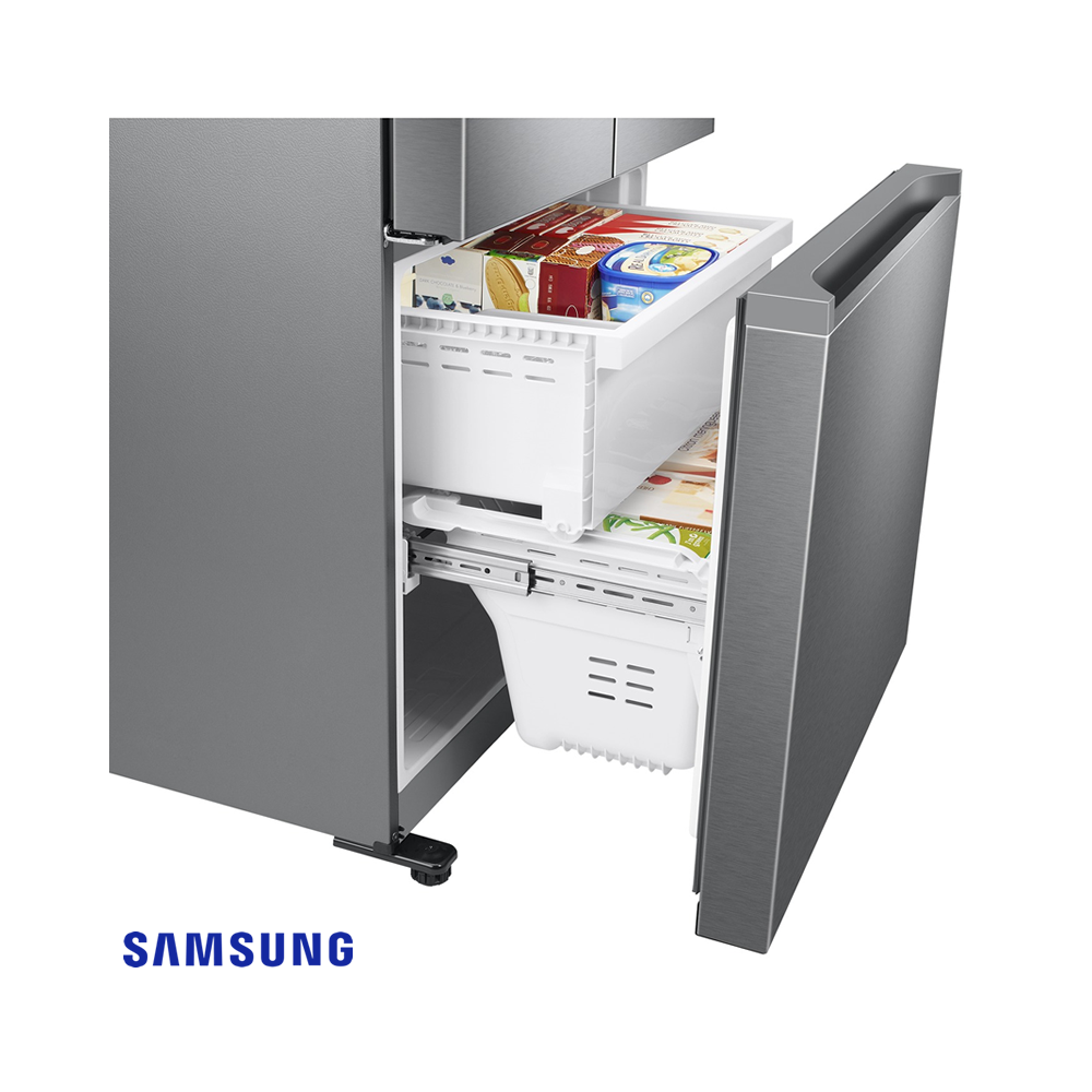 Refrigeradora Samsung French Door 496 Litros Twin Cooling Plus™ Inverter RF18A5104SR