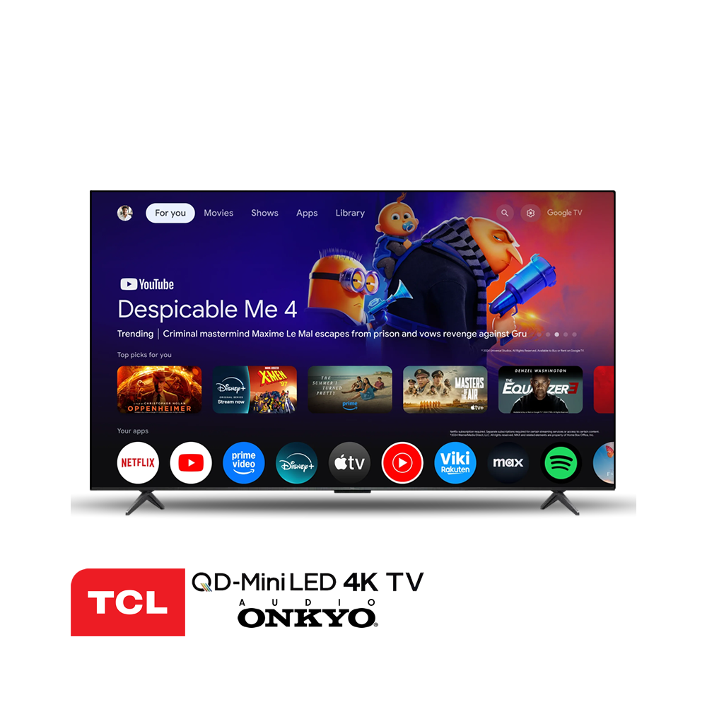 Televisor TCL Premium QD-Mini LED 55″ Pulgadas GoogleTV Ultra HD 4K 55C6K