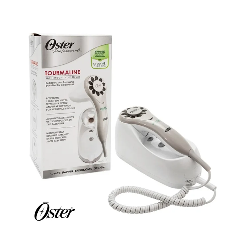 Secadora De Cabello Oster Para Pared 2 Velocidades 76932-710