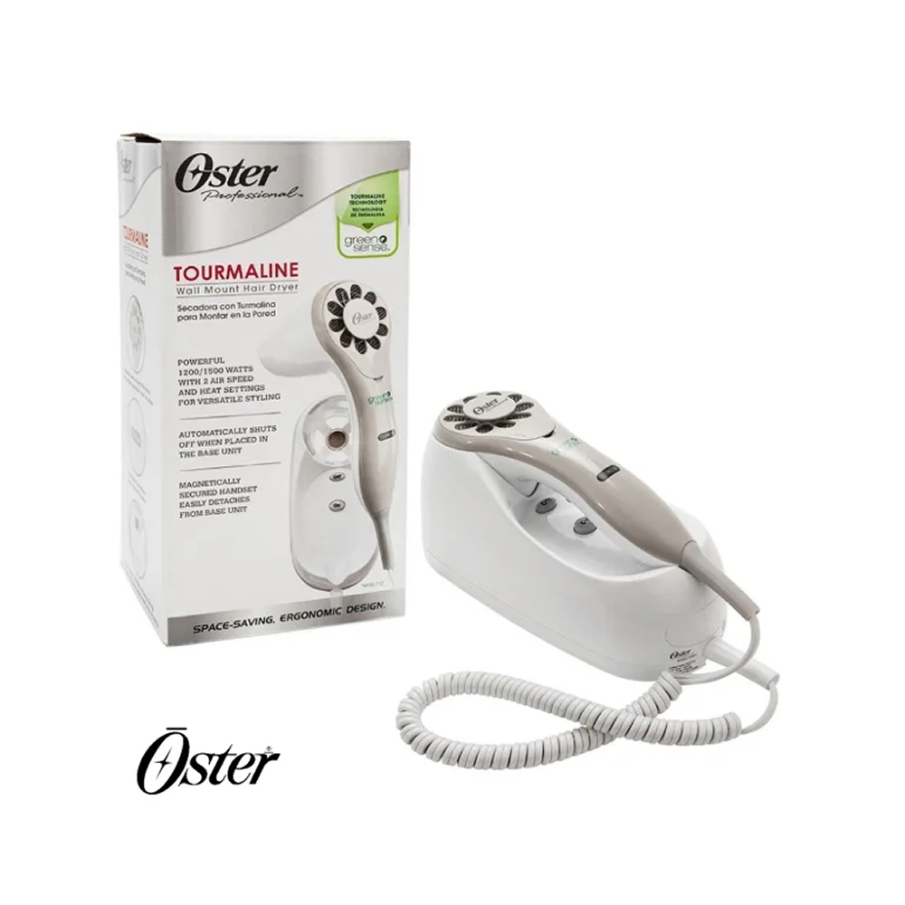 Secadora De Cabello Oster Para Pared 2 Velocidades 76932-710