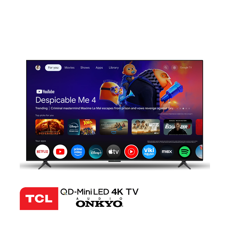Televisor TCL Premium QD-Mini LED 65″ Pulgadas GoogleTV Ultra HD 4K 65C6K