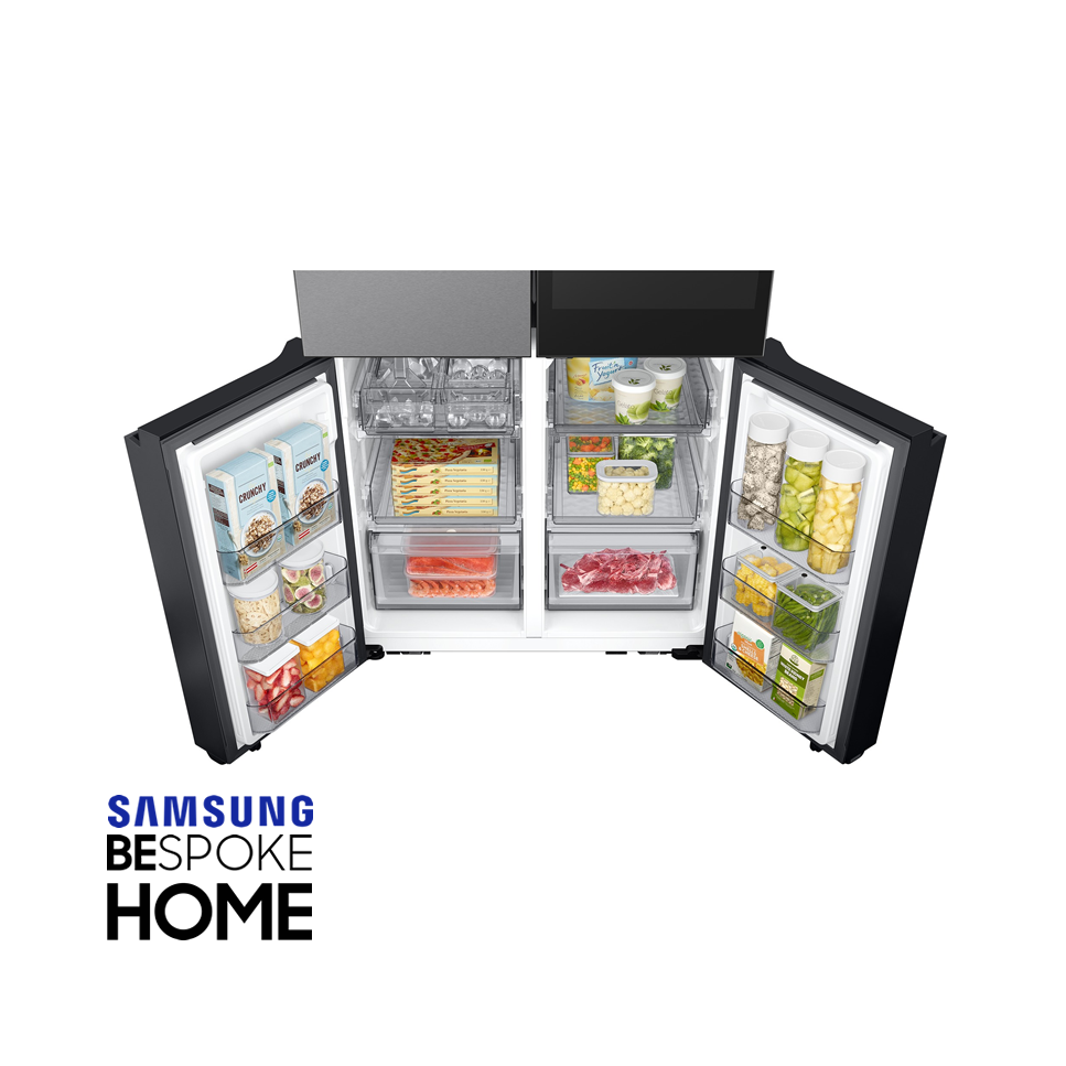 Refrigeradora Samsung Bespoke 810 Litros French Door Con Pantalla de 32" RF29DB9950