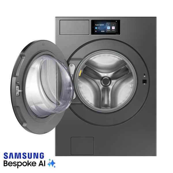 Secadora Samsung Bespoke Electrica 24kg Acero Negro DV90F24UESAP