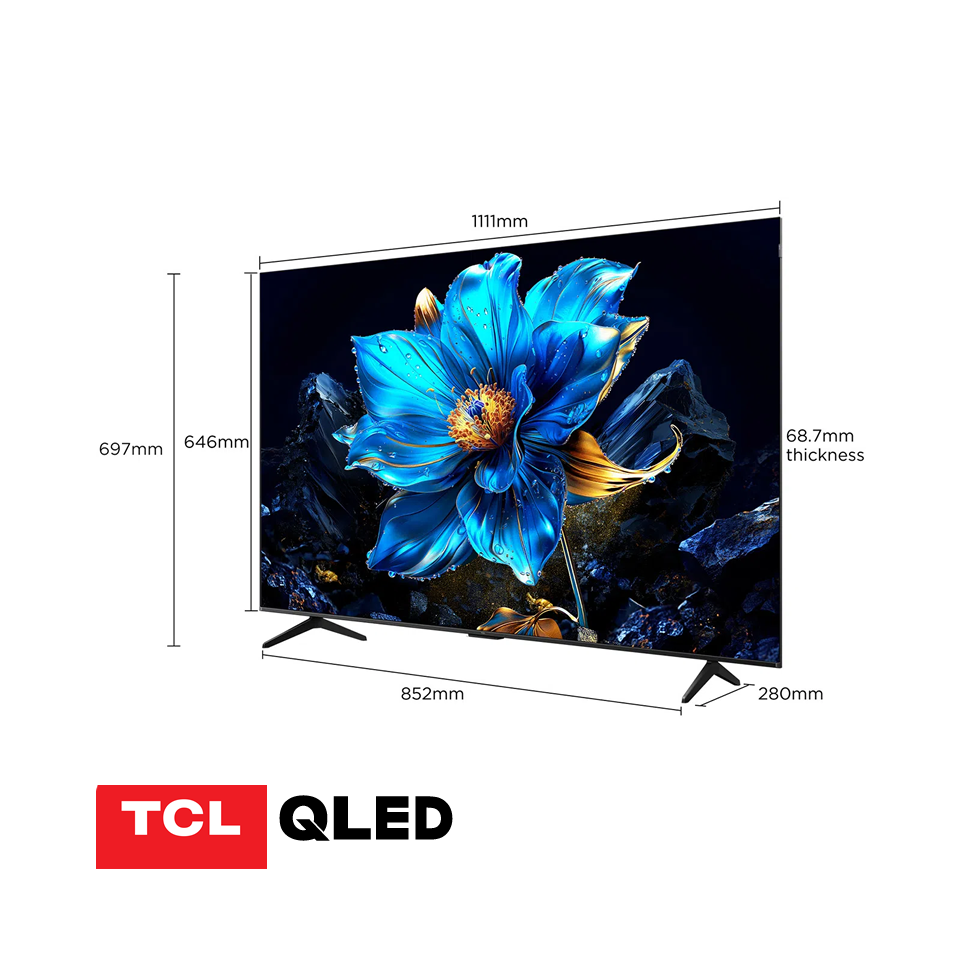 Televisor TCL QLED 50″ Pulgadas Smart – Ultra HD 4K – Bluetooth 50P7K