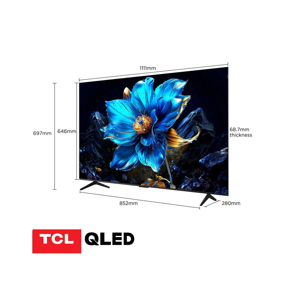 Televisor TCL QLED 50″ Pulgadas Smart – Ultra HD 4K – Bluetooth 50P7K